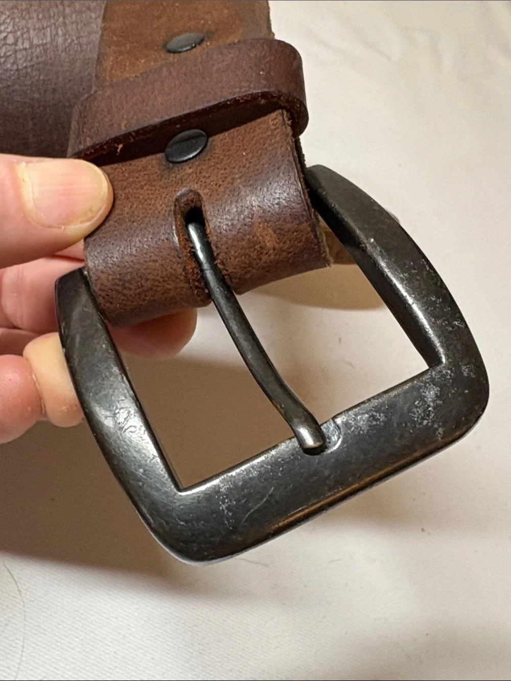 3dbelt Co Brown Leather Belt Size 34